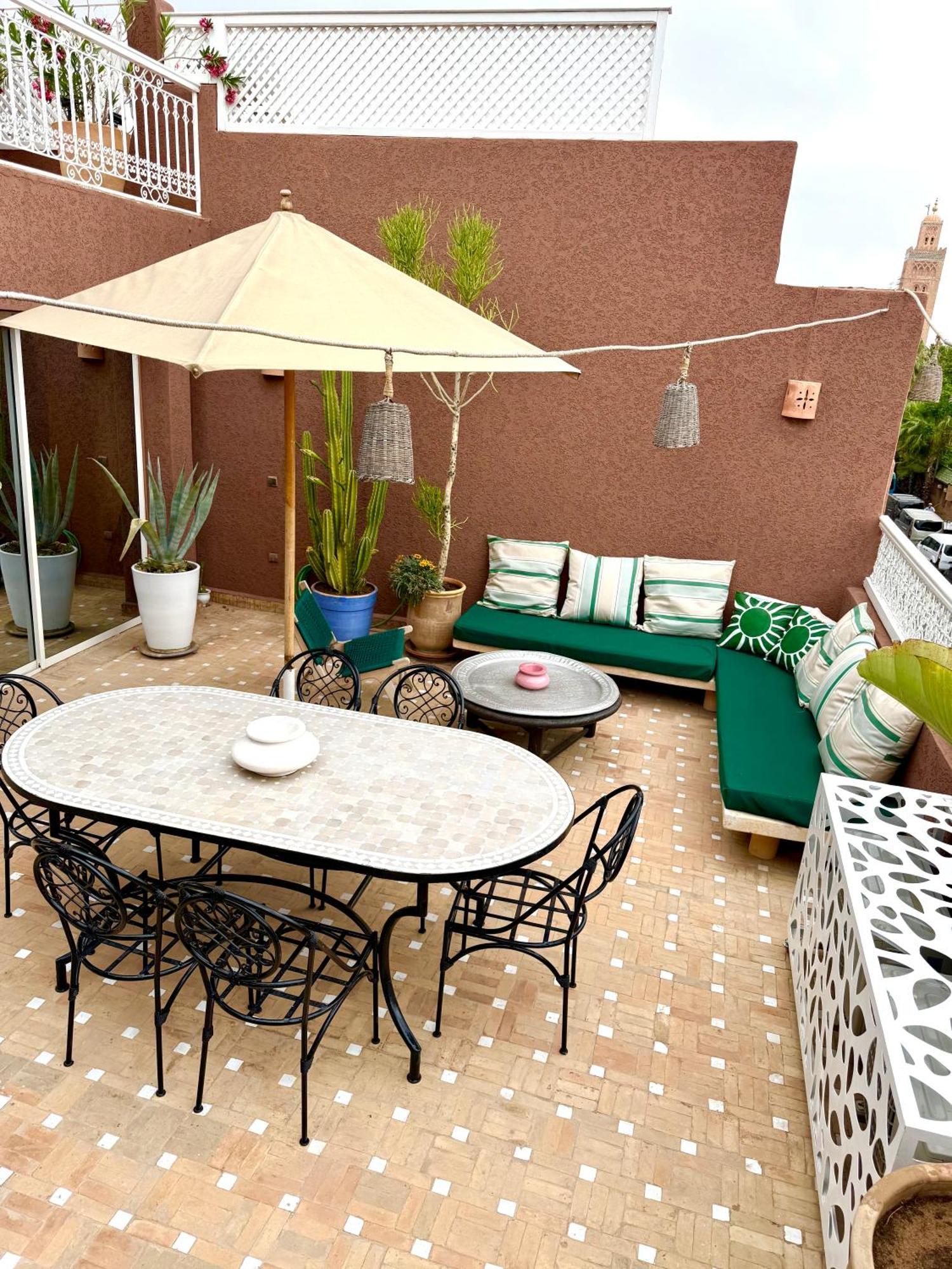 "Le 21", Exclusive Luxury Duplex 400M From Jemaa El Fna Place -Hammam-Jacuzzi-Koutoubia View-Roof Terrace -Speed Wifi Marakéš Exteriér fotografie